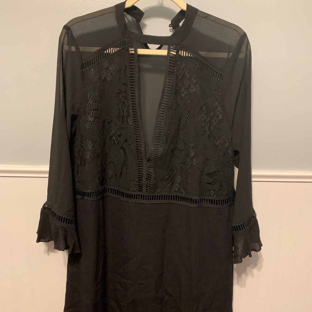 tobi black dress